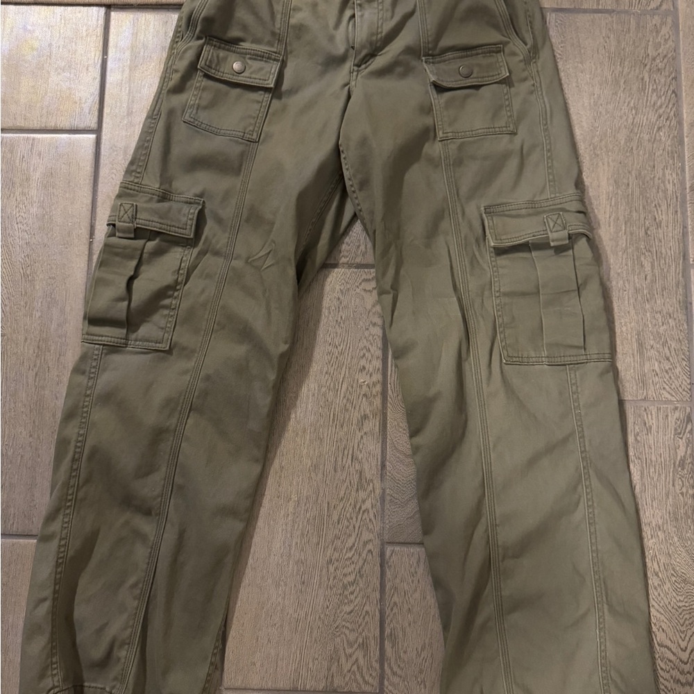 Olive Green Cargo Pants